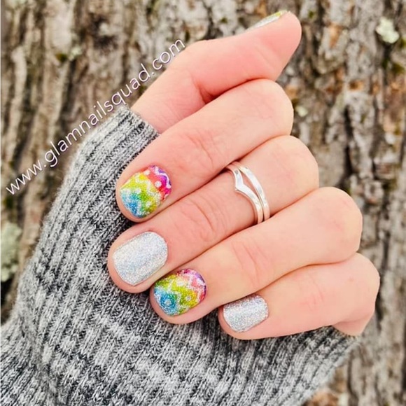Color Street Other - *Retired* Color Street: Eggs-travaganza | Easter Spring Glitter Silver Rainbow